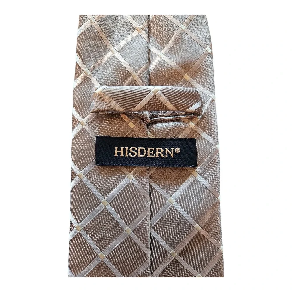 Hisdern Grey Diamond‎ Pattern Tie